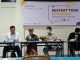 I Made Suasmarajaya, Pemimpin Cabang PT Pegadaian Renon Bali dalam Acara Virtual Tourism Dialog SAKIRA: Ajak Masyarakat Investasi Emas yang tahan Inflasi dan mudah dicairkan