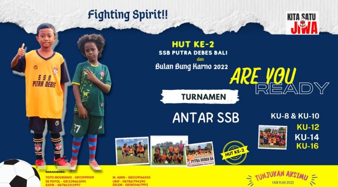 Fix! Pendaftaran Turnamen SSB Putra Debes Bali Diperpanjang Hingga 26 Mei