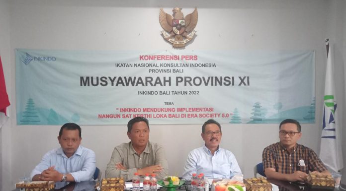 Jelang Musprov XI, INKINDO Bali Gelar Konferensi Pers