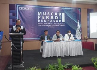 Terpilih Aklamasi, Wayan Purwita Lagi Pimpin DPC PERADI SAI Denpasar 4 Tahun Ke Depan