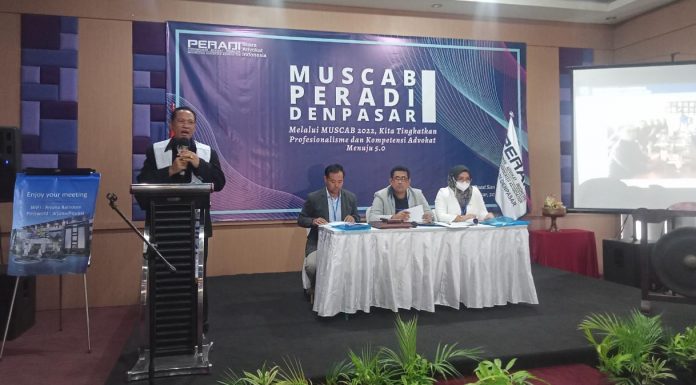 Terpilih Aklamasi, Wayan Purwita Lagi Pimpin DPC PERADI SAI Denpasar 4 Tahun Ke Depan