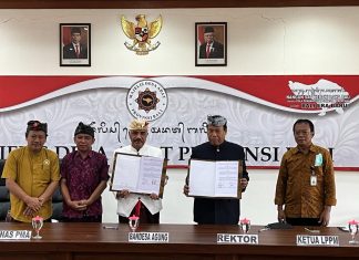 Perkuat Desa Adat dan Implementasi Visi Universitas, Unmas Denpasar Jalin Kerja Sama dengan Majelis Desa Adat Provinsi Bali