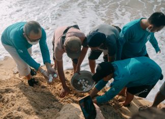 Geruduk Pantai Mengiat, KPwBI Bali gelar Aksi Sosial