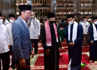 Tunaikan Salat Iduladha di Masjid Istiqlal, Simak Pesan Presiden Joko Widodo