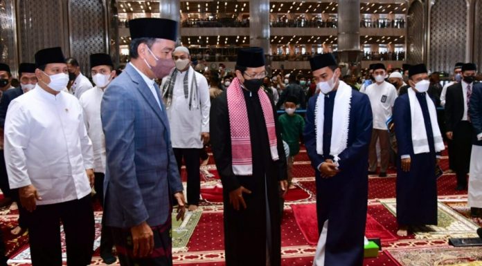 Tunaikan Salat Iduladha di Masjid Istiqlal, Simak Pesan Presiden Joko Widodo