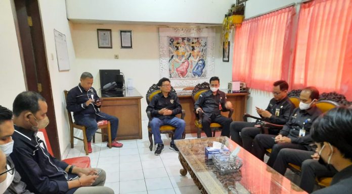 Ketua PWI Bali terima Kunjungan Kerja Bawaslu Badung