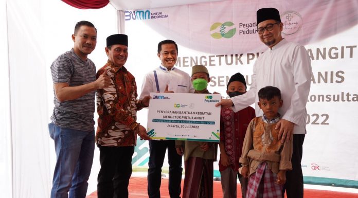 Mengetuk Pintu Langit, Pegadaian Gelar Khitan Massal di Tahun Baru Islam