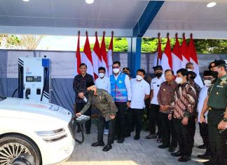 Sambut Presidensi G20, Wapres Ma’ruf Amin Tinjau Kesiapan SPKLU PLN