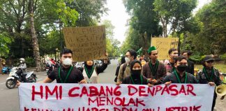 Turun ke Jalan, Ini 5 Tuntutan HMI Denpasar kepada Pemerintah