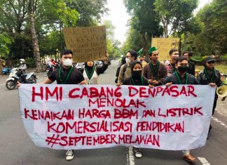 Turun ke Jalan, Ini 5 Tuntutan HMI Denpasar kepada Pemerintah