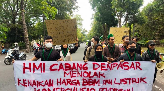 Turun ke Jalan, Ini 5 Tuntutan HMI Denpasar kepada Pemerintah