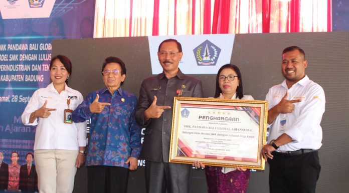 Dispernaker Badung Canangkan SMK Pandawa Bali Global Role Model SMK Siap Kerja