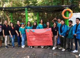 Lindungi Kelangsungan Hutan Mangrove, FH Undwi Denpasar dan FH Swadaya Gunung Jati Cirebon Kolaborasi Laksanakan PKM