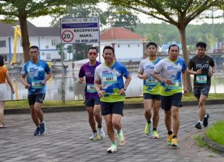 Kapolda Bali Ikuti Lomba Lari Misi Lestari 2022