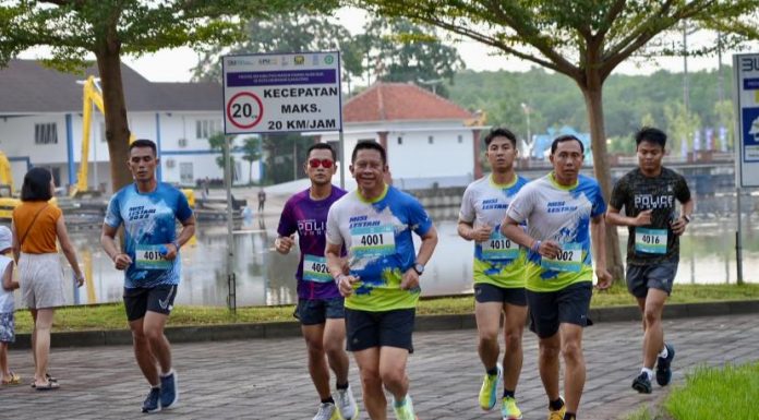 Kapolda Bali Ikuti Lomba Lari Misi Lestari 2022