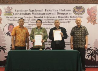 Dukung Tugas dan Fungsi Komisi Kejaksaan RI, FH Unmas Denpasar Gelar Seminar Nasional