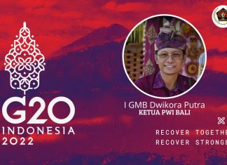 PWI Bali Dukung KTT G20, Ini Paparan I GMB Dwikora Putra