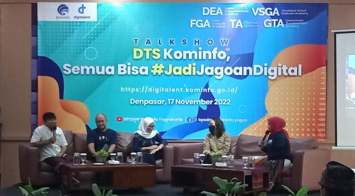 BPSDMP Kominfo gelar Talkshow Sosialisasi DTS, Semua Bisa #JadiJagoanDigital