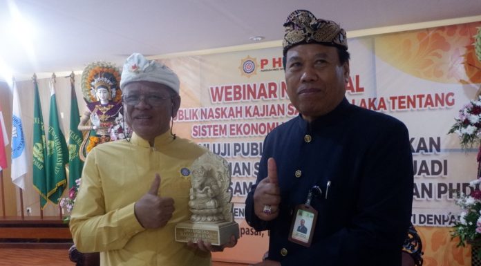 Kaji Sistem Ekonomi Hindu Indonesia (Darmanomic), Ini yang dilakukan Unmas Denpasar bersama PHDI Pusat