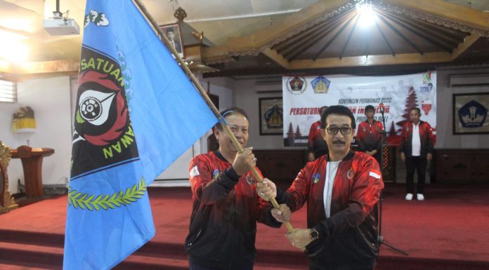 Porwanas Jatim, Kadisdikpora Sampaikan Pesan Gubernur Bali kepada Kontingen PWI Bali