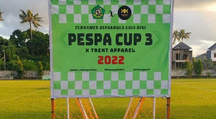 Peringati HUT ke-5, Pespa Padangsambian gelar Turnamen Sepak Bola Usia Dini