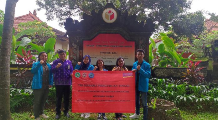 FH Undwi Denpasar gelar Kuliah di luar Kampus tentang Tugas, Wewenang, dan Kewajiban Bawaslu