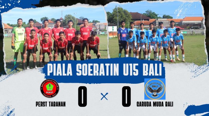 Piala Soeratin U15 Bali: Tahan Imbang Garuda Muda Bali, Perst Tabanan Sempat Kewalahan