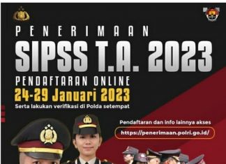 Polri Kembali Buka Penerimaan SIPSS Tahun Anggaran 2023