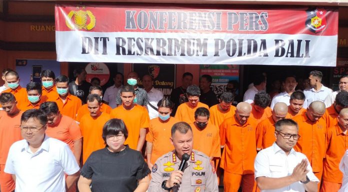 Polda Bali Ungkap 88 Kasus dalam Operasi Sikat Agung Tahun 2023