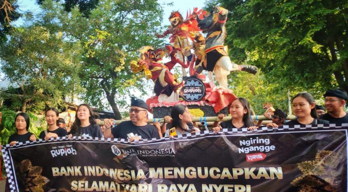 Bank Indonesia Bali Hadirkan Ogoh-Ogoh CBP Rupiah dalam Perayaan Pengerupukan