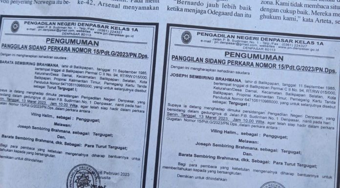 Majelis Hakim di PN Denpasar Diduga “Permainkan” Perkara Mirip “Sidang Kanguru”