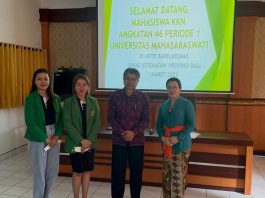 Buka Posko KKN Tematik di Bapelkesmas, Tiga Mahasiswa FH Unmas Denpasar Dukung Peningkatan Mutu Pelayanan
