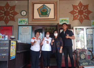 Konsen Pengelolaan Sampah, I Putu Khrisna Yoga Penuhi Tugas KKN Tematik Tahun 2023