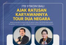 ITB STIKOM Bali Ajak Ratusan Karyawannya Tour Dua Negara