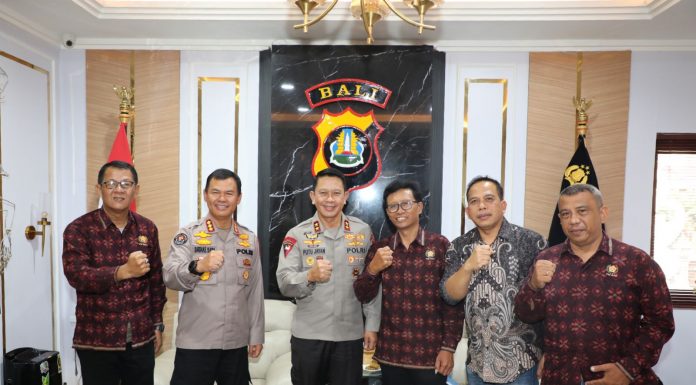 Kapolda Bali Terima Kunjungan PWI Provinsi Bali