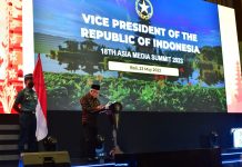 Hadiri AMS ke-18 Tahun 2023, Wapres Sampaikan Empat Langkah Strategis bagi Industri Media