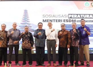 Wagub Cok Ace Buka Sosialisasi Pelaksanaan PerMen ESDM No 12 Tahun 2022