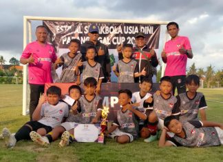 Padang Tegal Cup 2023, SSB Putra Debes Bali KU-10 Finish Juara Kedua