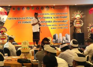Sekda Dewa Indra Harap Pemerintah Kabupaten/Kota Manfaatkan Layanan Suretyship PT. JBM