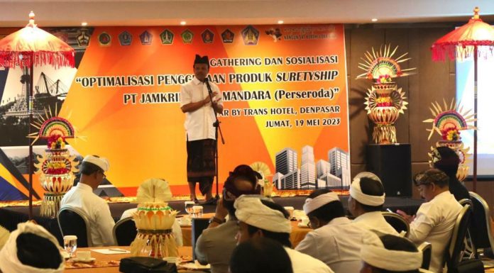 Sekda Dewa Indra Harap Pemerintah Kabupaten/Kota Manfaatkan Layanan Suretyship PT. JBM