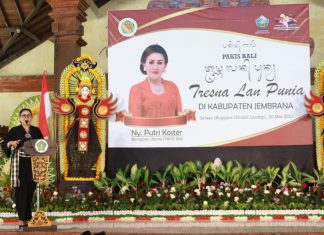 Ny. Putri Koster Tekankan Tari Rejang Adalah Identitas Tiap Desa Adat