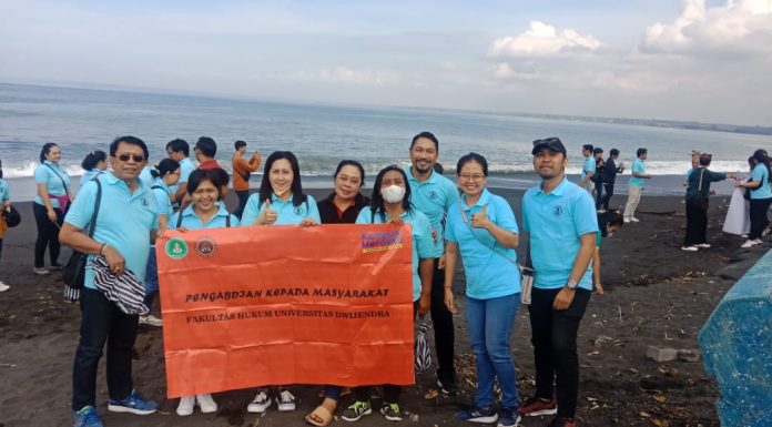 Lakukan Pengabdian kepada Masyarakat, Wujud Peduli Civitas Akademika Fakultas Hukum Universitas Dwijendra Denpasar dalam Pemulihan Pariwisata