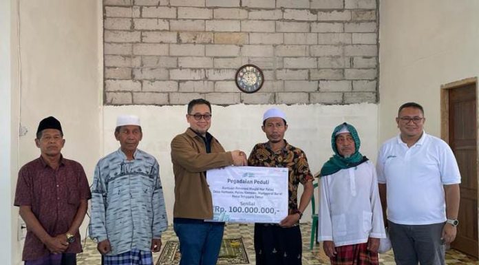 PT Pegadaian Serahkan Bantuan Pembangunan Masjid Nur Falaq di Desa Komodo, Manggarai Barat, NTT