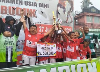 Ikuti Putra Buduk Cup, KU-10 SSB Putra Debes Bali Raih Juara Ketiga