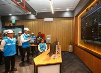 Mensesneg Resmikan Revitalisasi Kelistrikan PLN di Istana Kepresidenan Jakarta