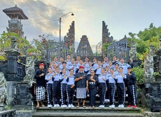 Tebar Semangat Puputan, Tim Pakis Kabupaten Tabanan Ikuti Lomba Senam Nangun Sat Kerthi Loka Bali