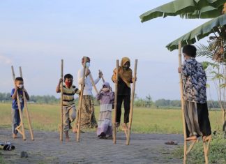 Upaya Kampung Lali Gadget Kenalkan Permainan Tradisional kepada Generasi Millenial