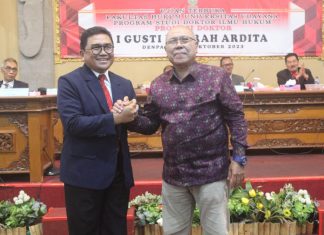 Raih Predikat Sangat Memuaskan, Disertasi General Manager The Nusa Dua Tuai Pujian