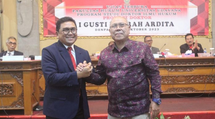 Raih Predikat Sangat Memuaskan, Disertasi General Manager The Nusa Dua Tuai Pujian