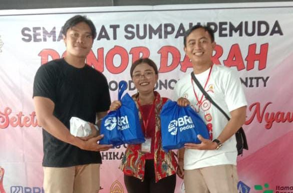 Peringati Hari Sumpah Pemuda, BBDC dan BRI Regional Office Denpasar Gelar Donor Darah